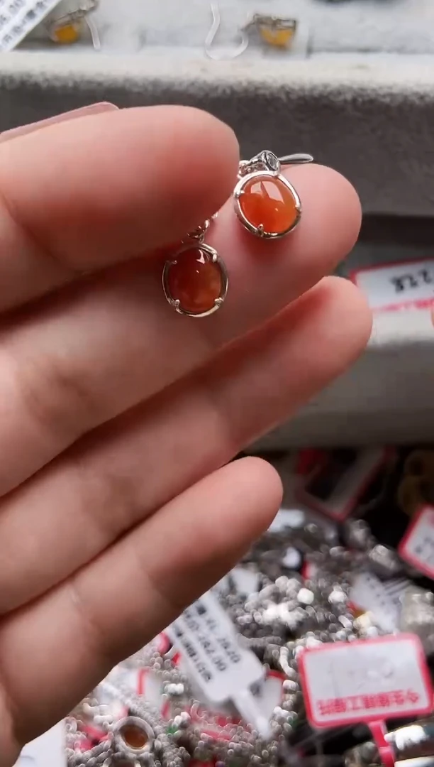 【闪购商品】翡翠戒指银S925镶嵌2222222-5