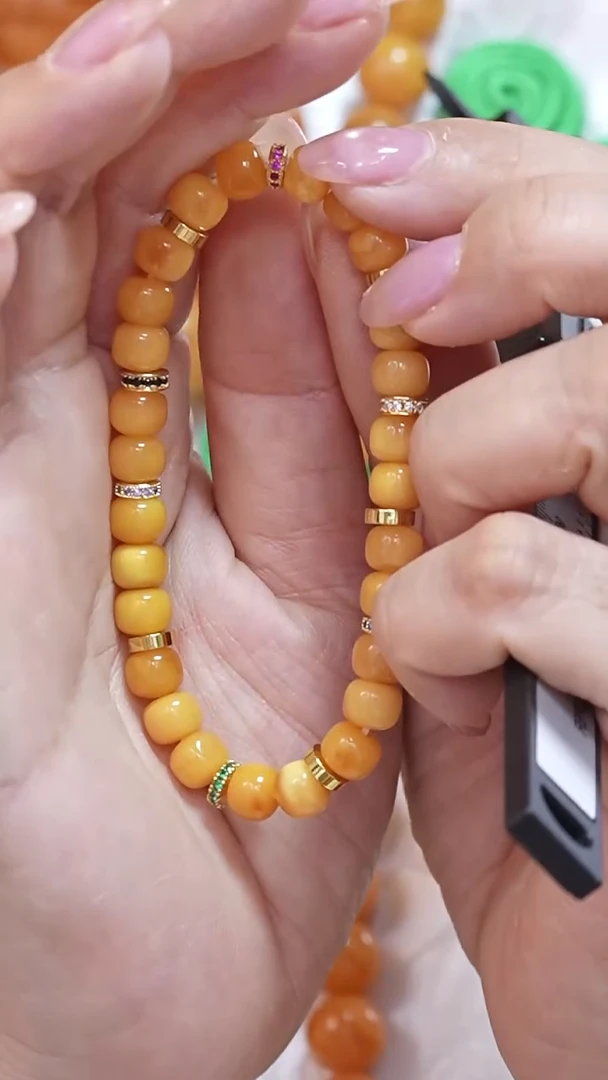 蜜蜡颈饰未镶嵌2294天然蜜蜡珠宝奇石云端妖孽全部保真