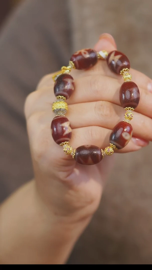 【闪购商品】玛瑙/玉髓手串未镶嵌多样性发一