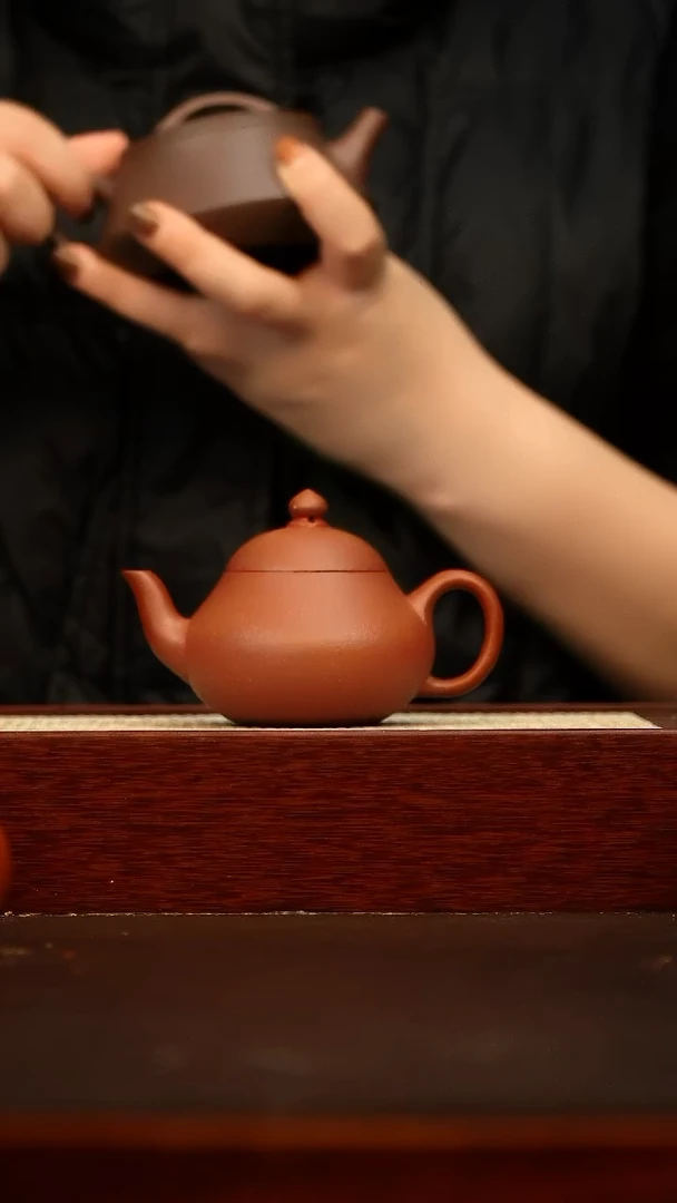 茶壶紫砂原矿大红泥