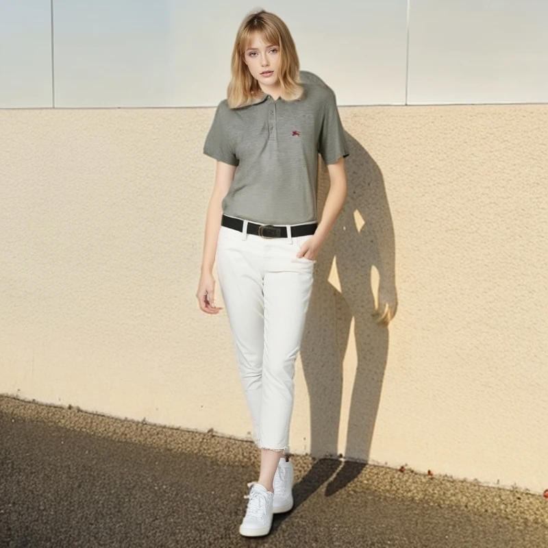 99新 BURBERRY/博柏利 polo衫/战马刺绣翻领polo衫/S码8174249