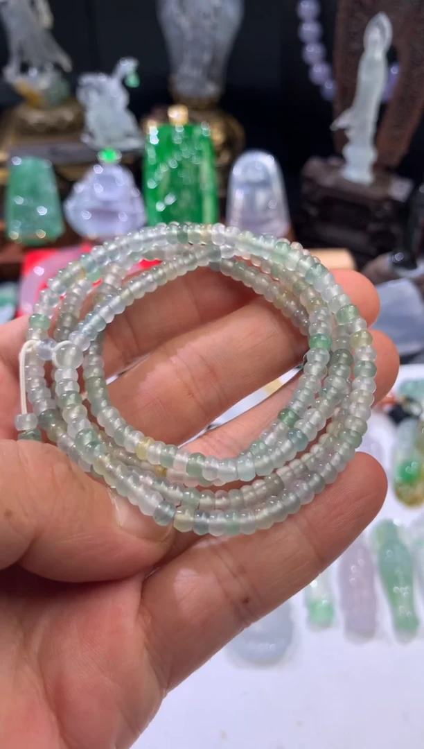 项链未镶嵌翡翠天然翡翠珠链