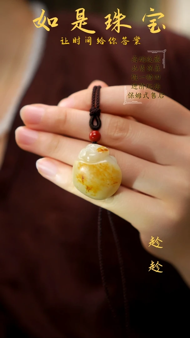 吊坠(不含链)未镶嵌和田玉收藏级新疆料洒金皮龙龟挂件
