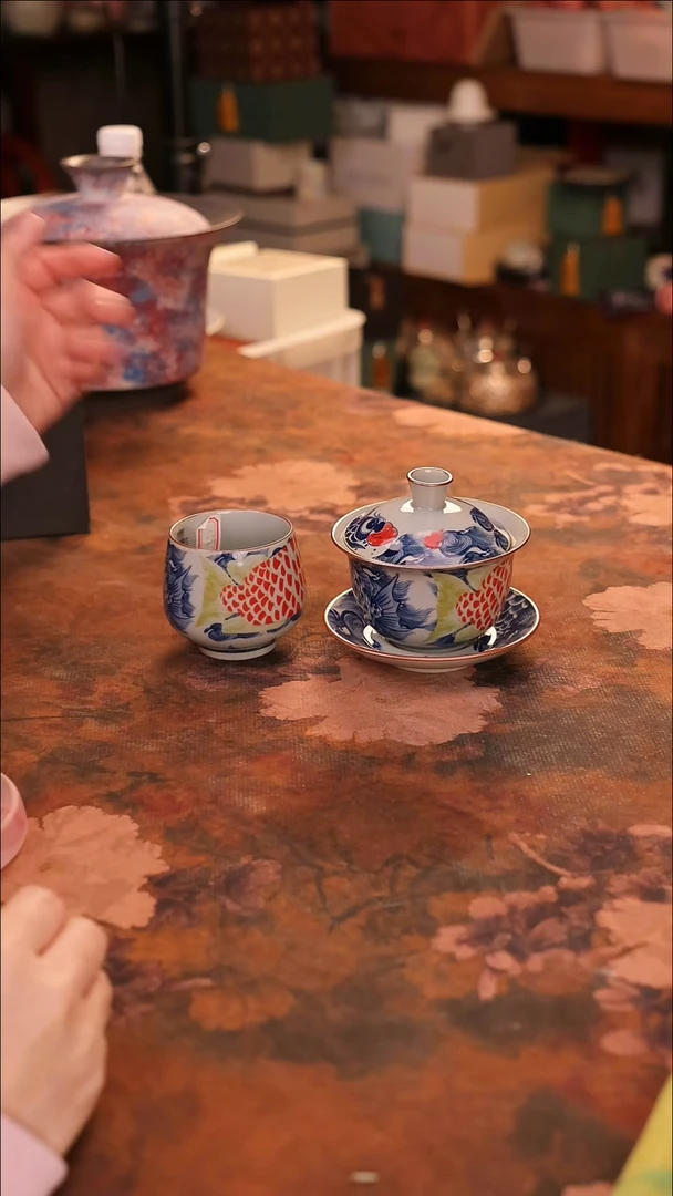 【闪购商品】陶瓷茶具（无礼盒无茶盘）@@A9679