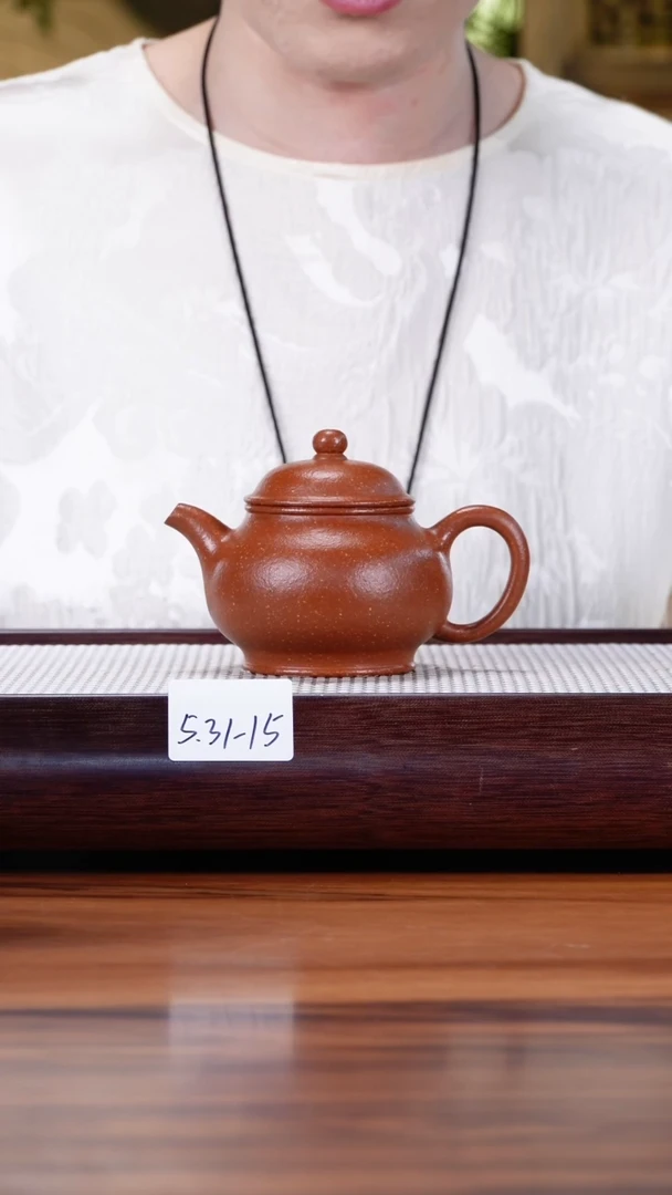 茶壶紫砂5.31-15 红降坡 潘壶170