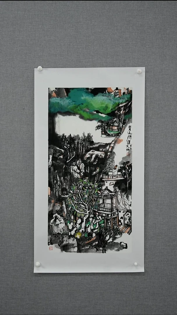 【闪购商品】绘画苏文炳-山水-2.1平尺-01