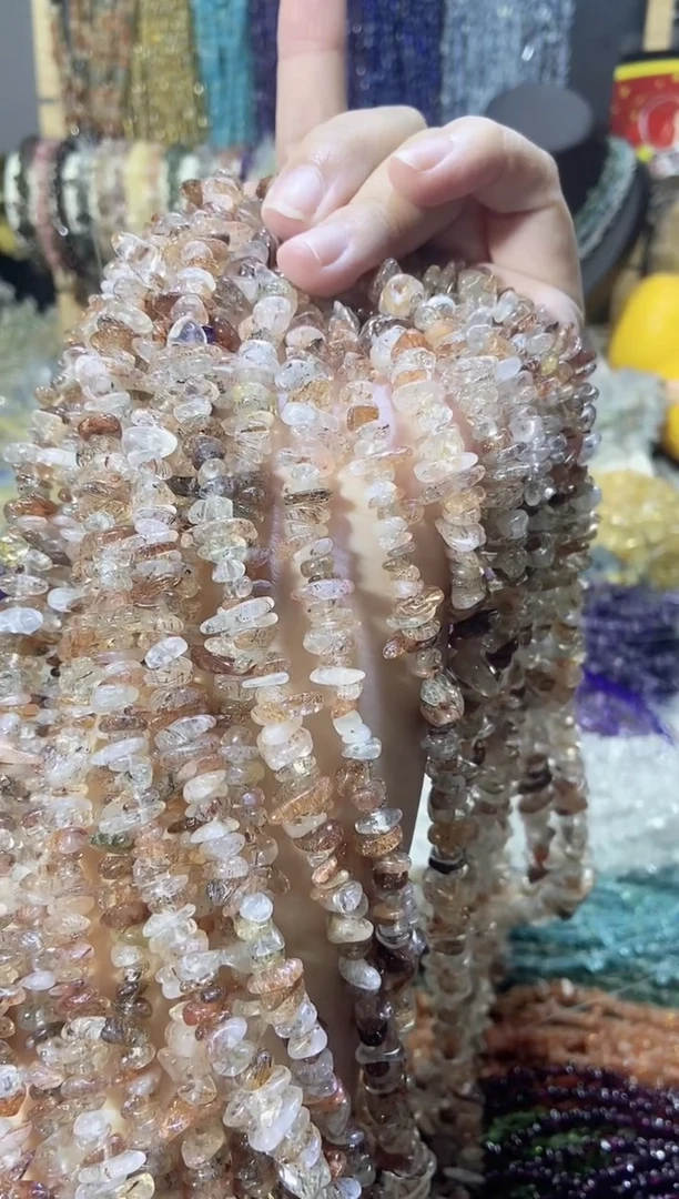 未镶嵌珠宝半成品水晶aaa黑金超七