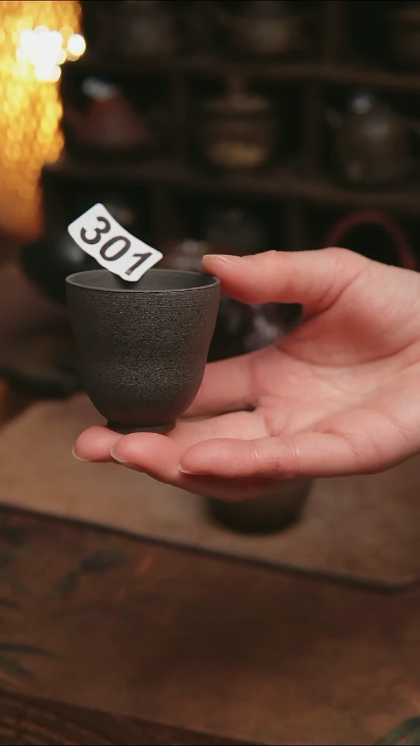 301号紫砂全手葫芦主人杯30毫升