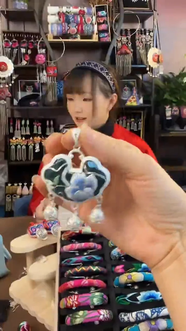 织绣 民族风手工非遗老绣饰品621