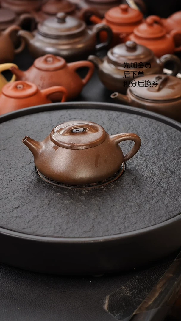 茶壶紫砂柴烧壶 原矿紫砂 170C 纳瓢