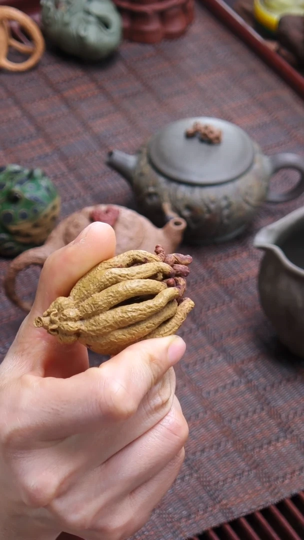 【闪购商品】紫砂茶宠张月《佛手》