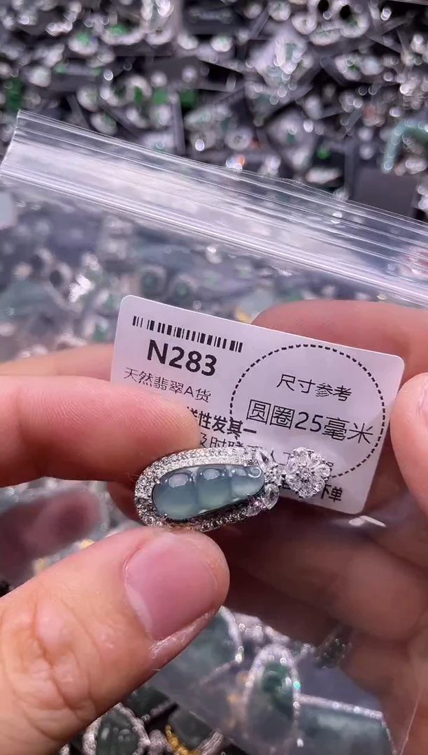 翡翠未镶嵌颈饰N283吊坠