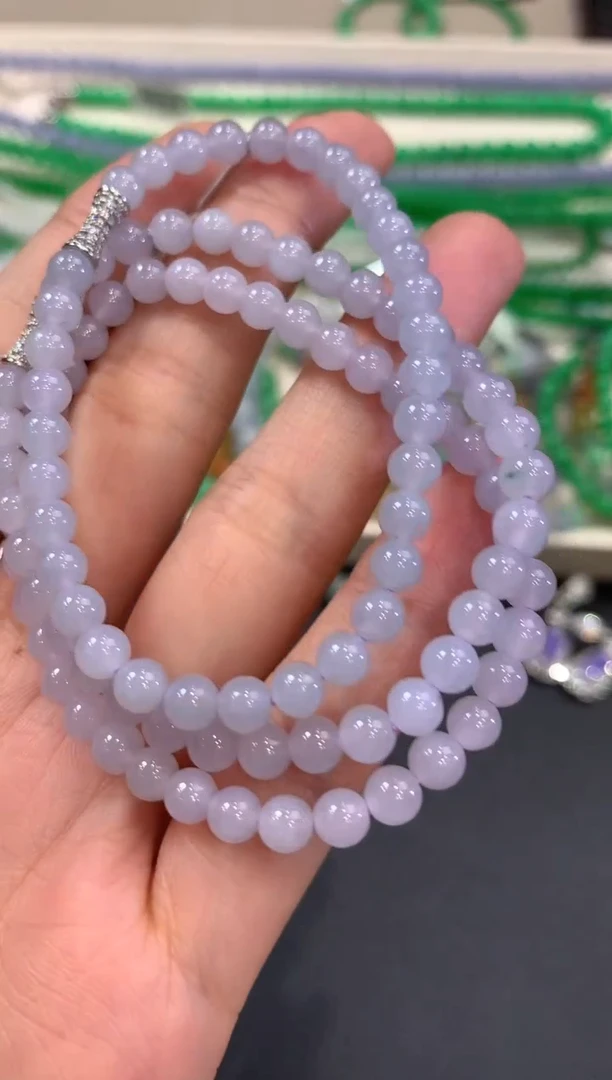 未镶嵌手串翡翠q3紫货有色差多样性一件发货