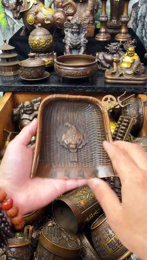 鹏哥铜器摆件 铜器摆件