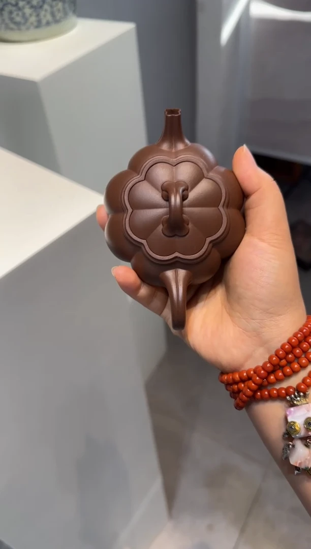 茶壶紫砂明***常繁花 2.0 紫砂壶