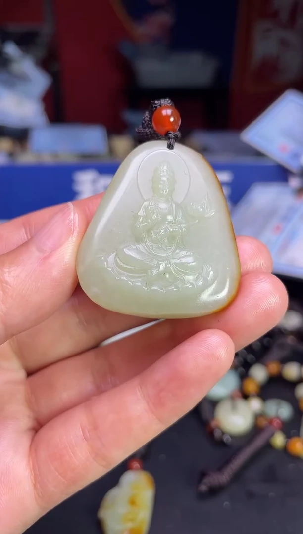 颈饰未镶嵌和田玉123