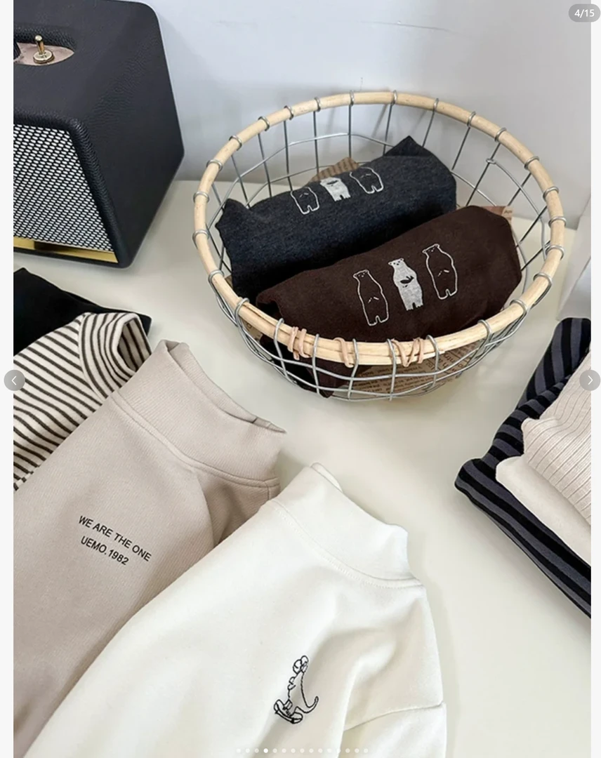 【290】实体品牌冬款加绒打底衫长袖