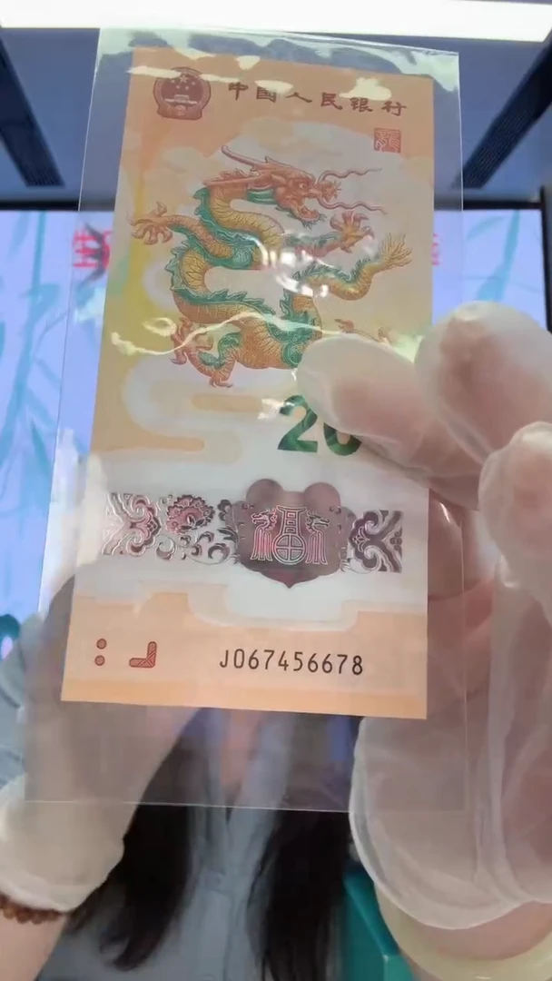 塑料龙钞067456678