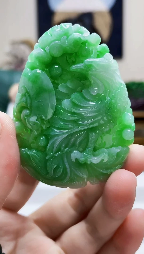 未镶嵌定制翡翠吊坠282