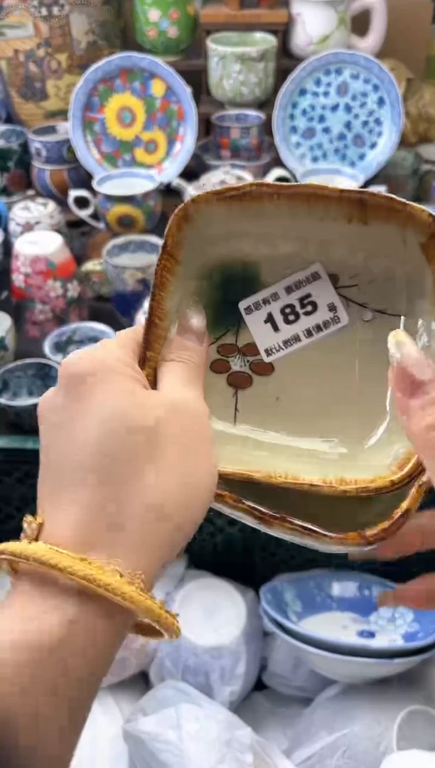 瓷片雪*人185号六六工艺品瓷器