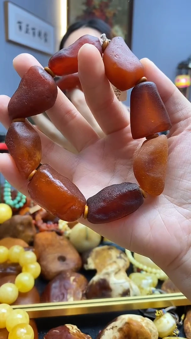 手串琥珀未镶嵌手串