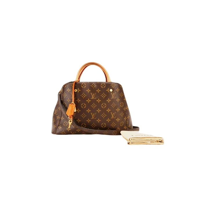 99新 LouisVuitton/路易威登 LV老花蒙田中号