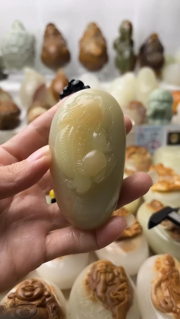 石材古青石棉纹正常不退换貔貅微瑕