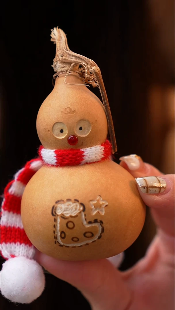 圣诞葫芦文玩女孩+