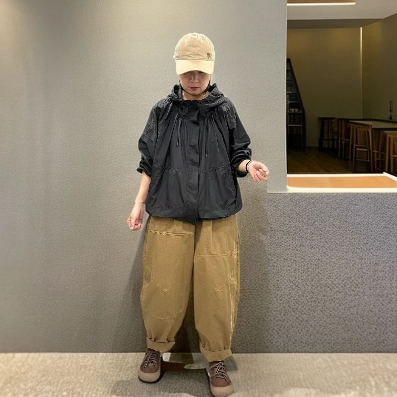 2025 夏季新款宽松休闲女士夏季防晒衣外套百搭舒适时尚百搭好看D