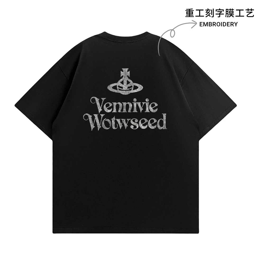 【现货-重工】重磅奢品潮牌纯棉T恤男女同款宽松短袖上衣K56