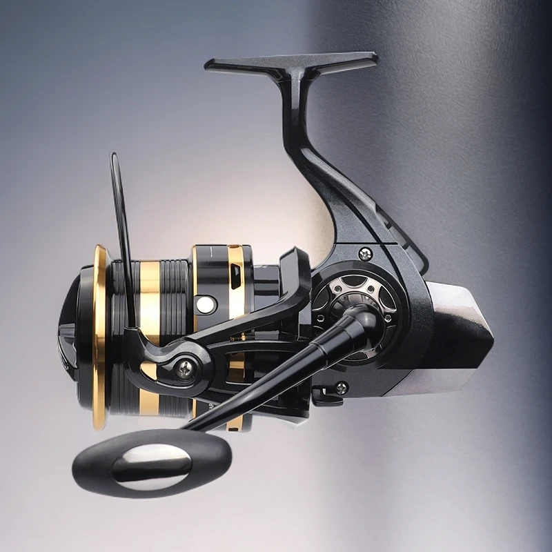 新款金属远投轮10轴铝合金渔轮海竿纺车轮鱼线轮EA10000款