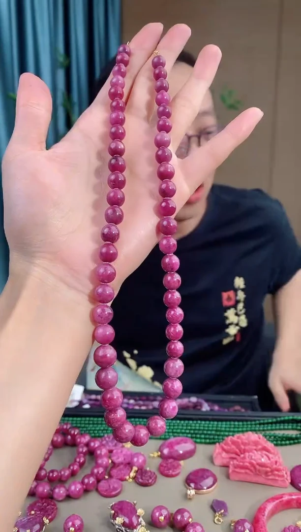 未镶嵌项链红宝石306