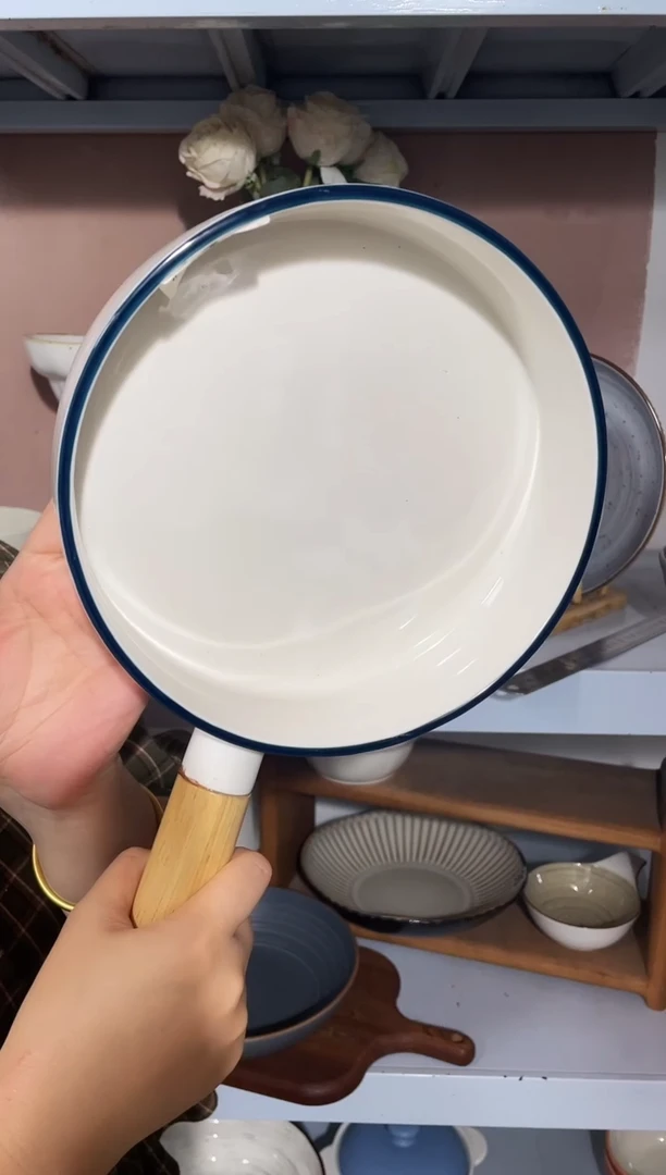 瓷微瑕（1个装）木手柄烤盘