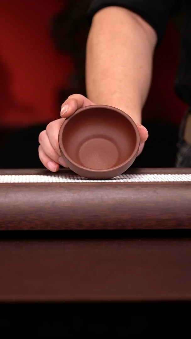原矿手工紫泥普洱杯120CC