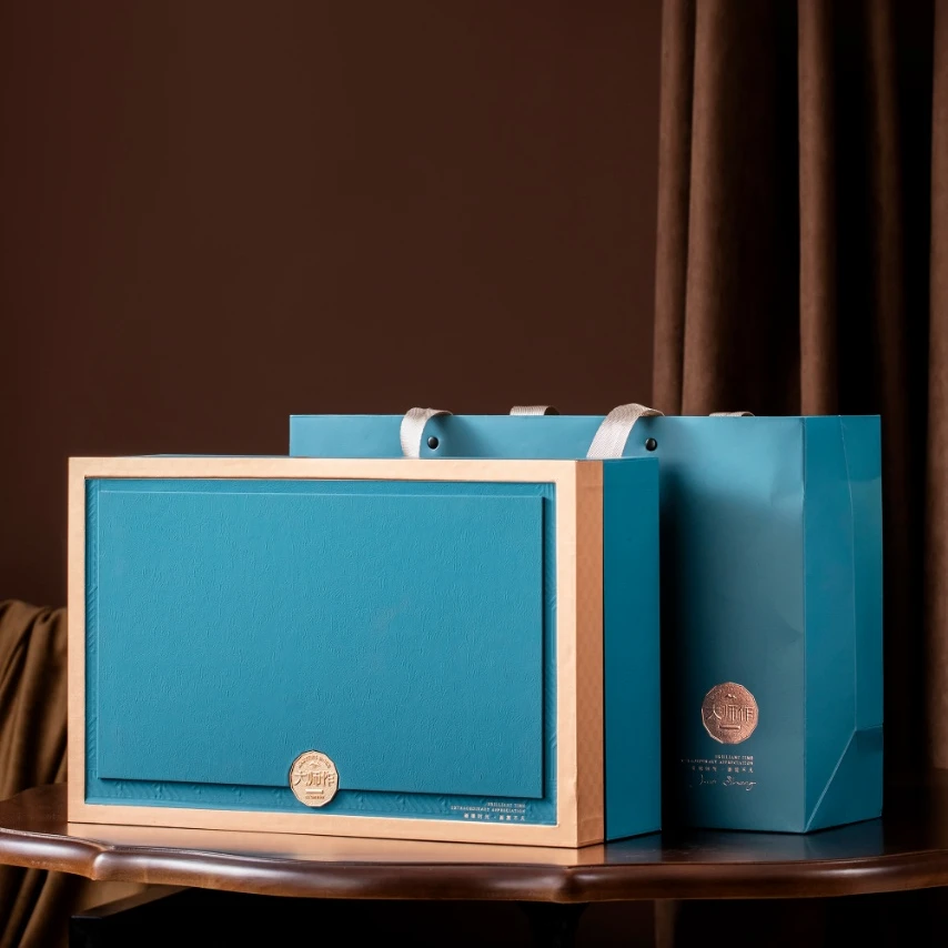 兰色【大师作】双瓷罐 正山小种礼盒半斤装