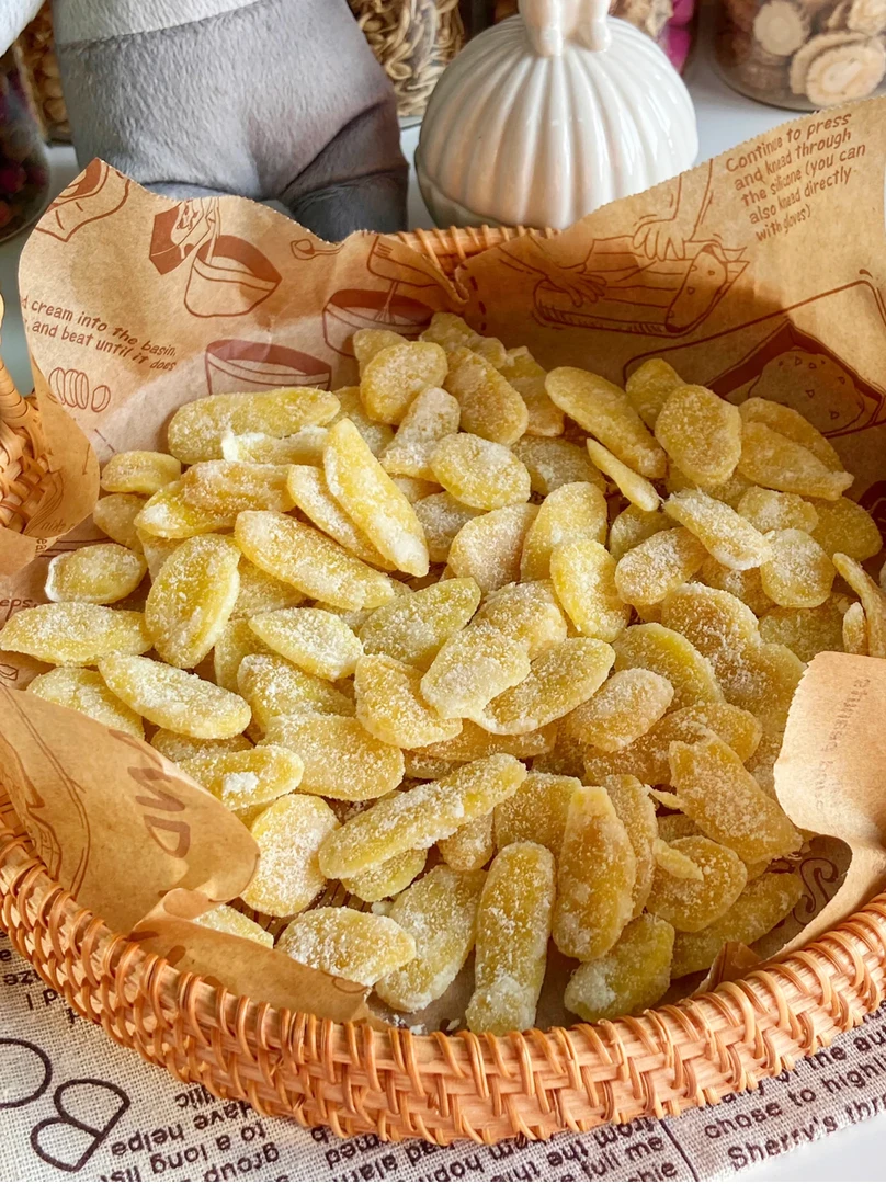 乡里阿蓉【白糖姜片】特产零食白糖姜片姜糖片老生干姜片休闲食品