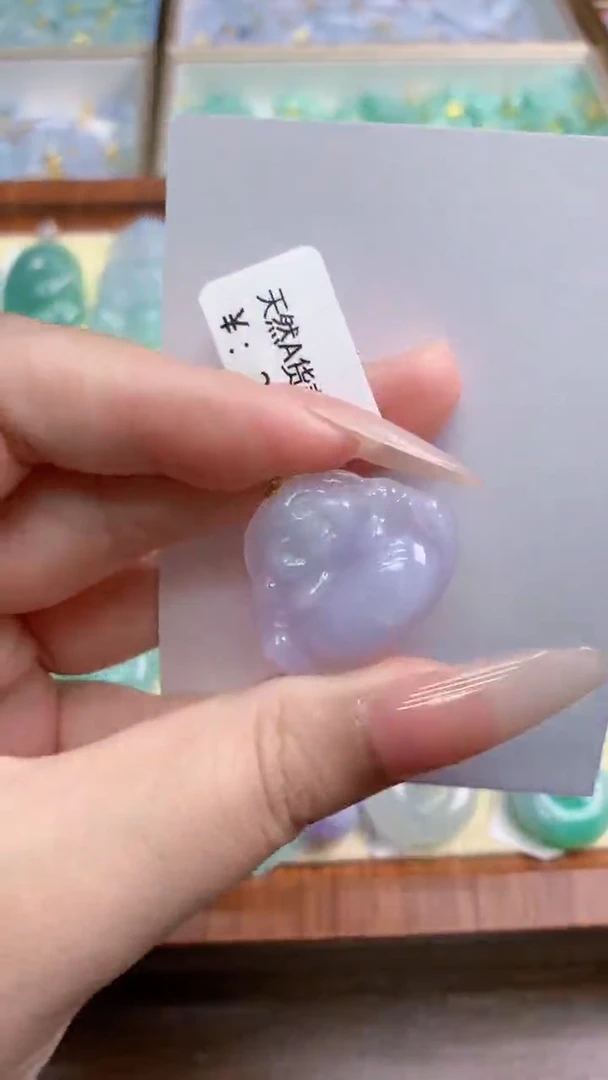 颈饰未镶嵌翡翠天然A货翡翠挂件