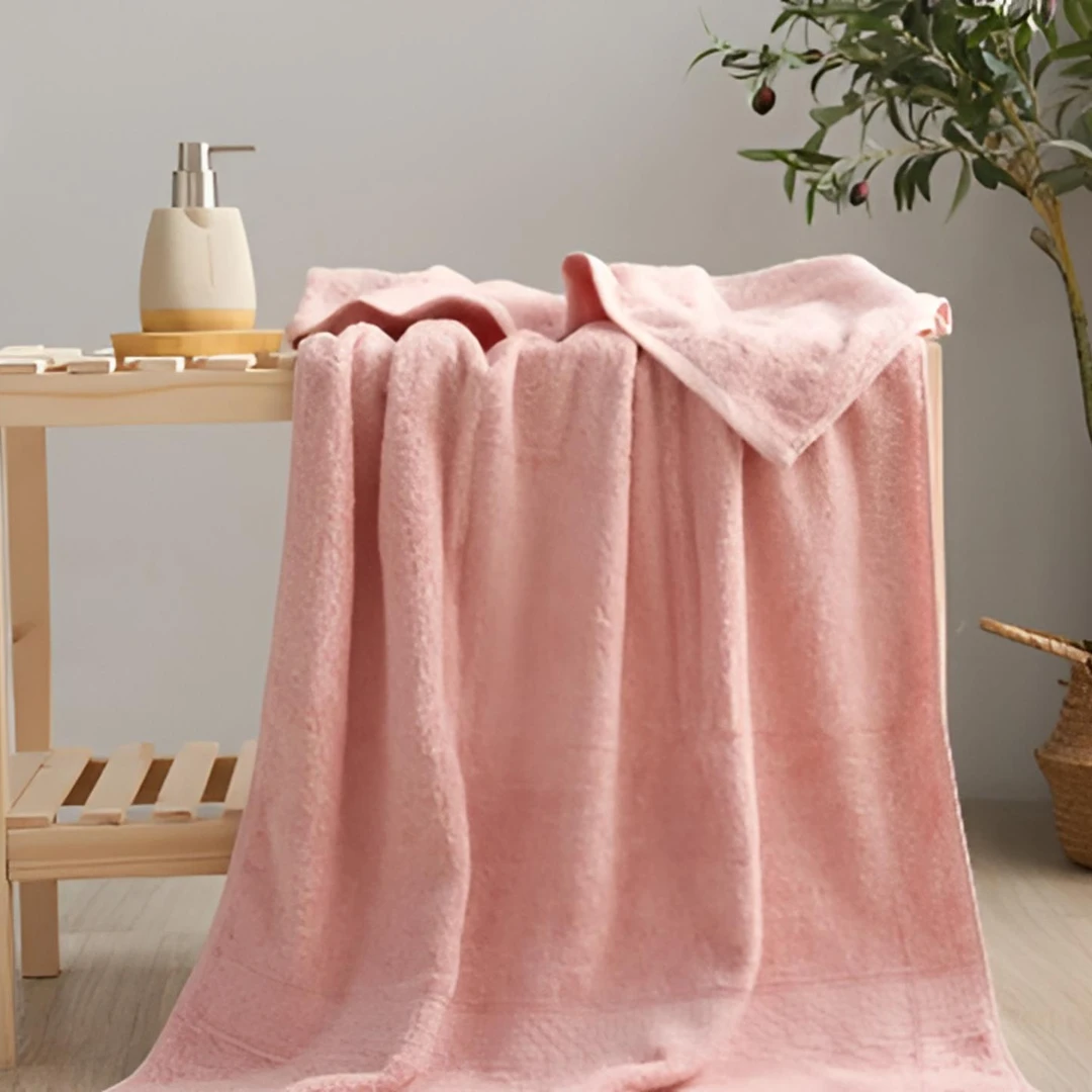 【源头工厂-老板娘补贴】 全棉纯色浴巾简约风柔软浴巾