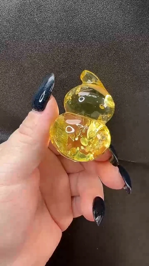 琥珀颈饰未镶嵌吊坠