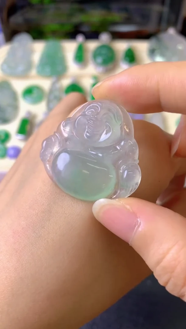 未镶嵌定制翡翠A**…毛货抛光