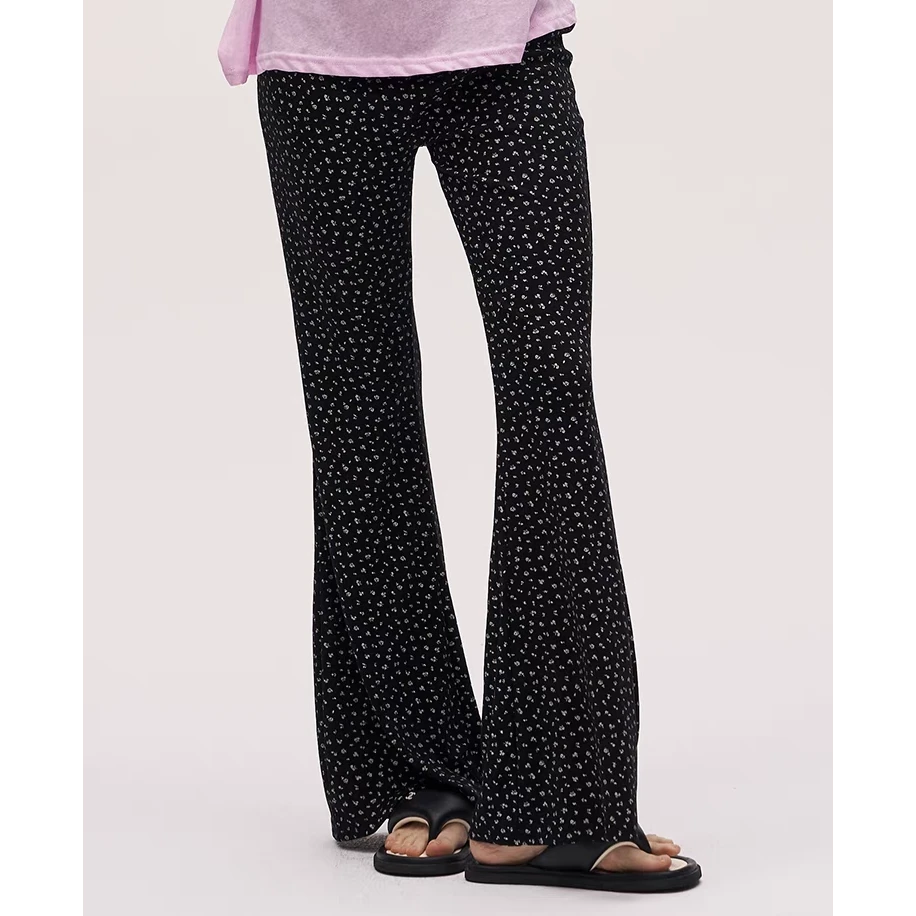 【景致】LABER THREE花长裤薄款休闲裤TH24221141B