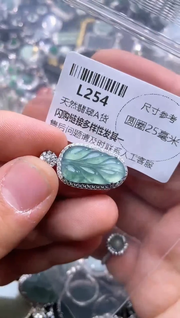 【闪购商品】翡翠颈饰未镶嵌L254吊坠