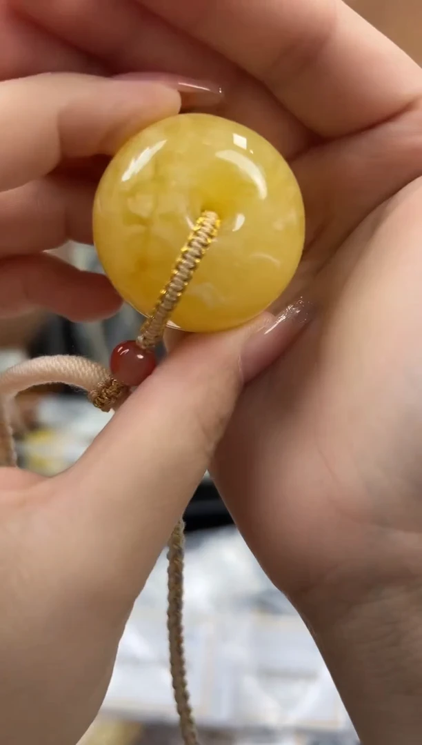 未镶嵌蜜蜡裸石琥珀蜜蜡吊坠