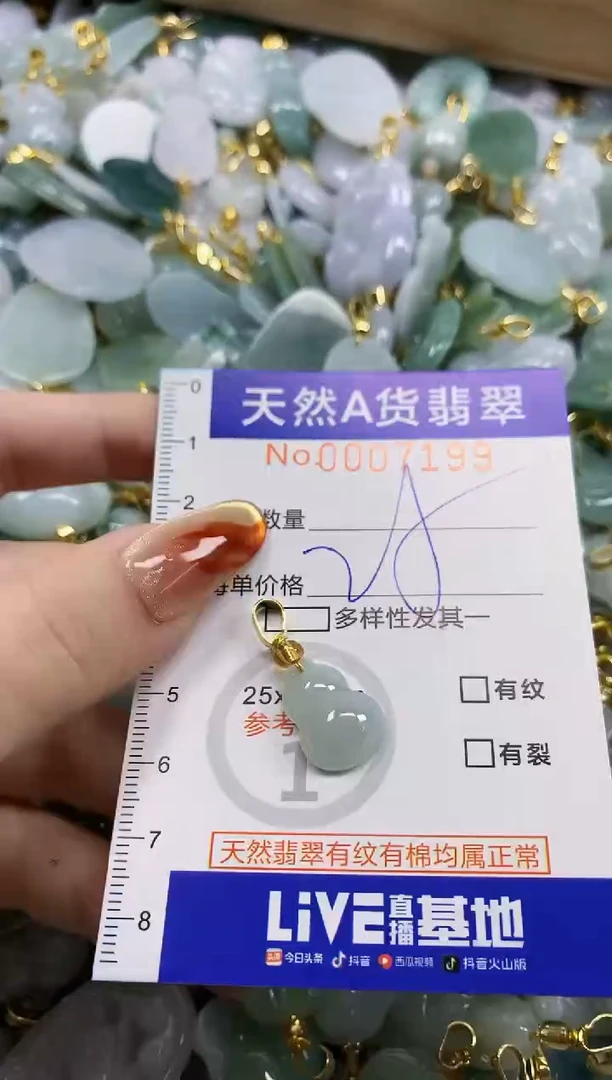 颈饰未镶嵌翡翠天然A货翡翠