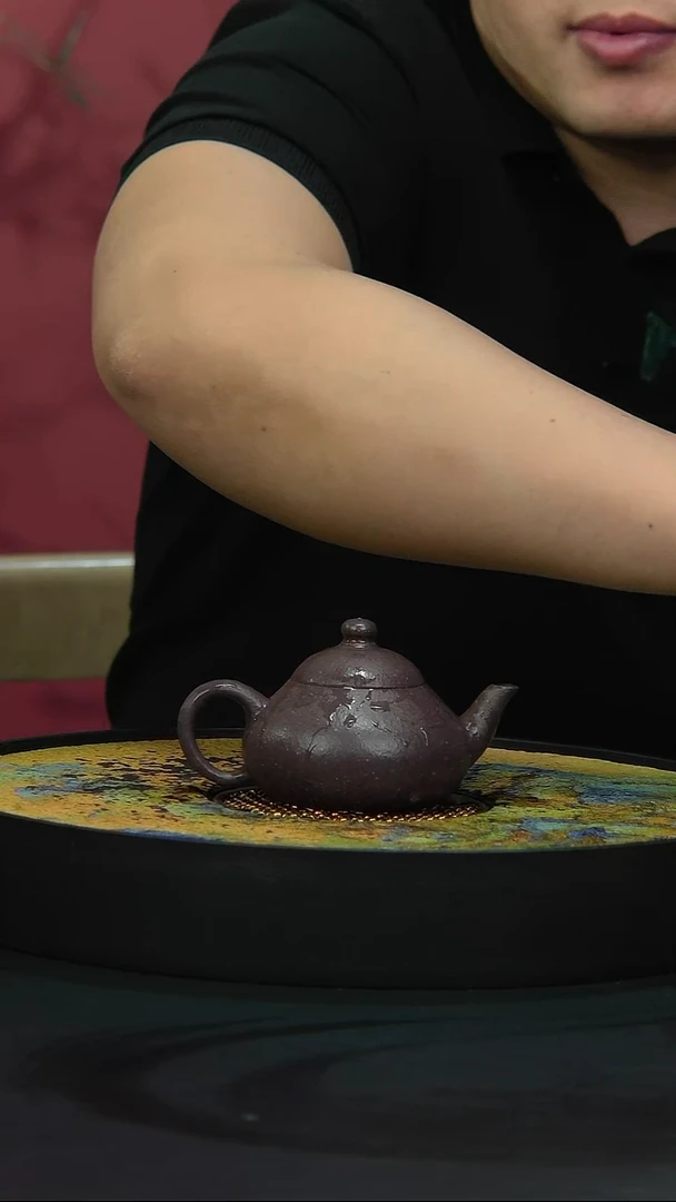 茶壶紫砂100毫升茶壶《宜兴原矿手工紫砂》