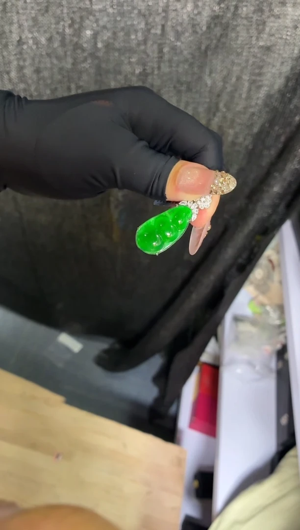 银S925镶嵌定制翡翠57定制翡翠-多样性发货（发其一）