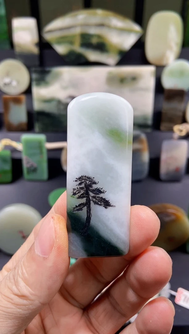 未镶嵌独山玉颈饰yc
