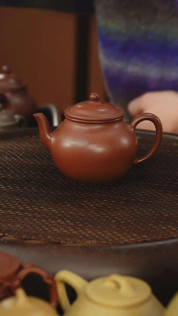 茶壶紫砂宫灯 紫泥