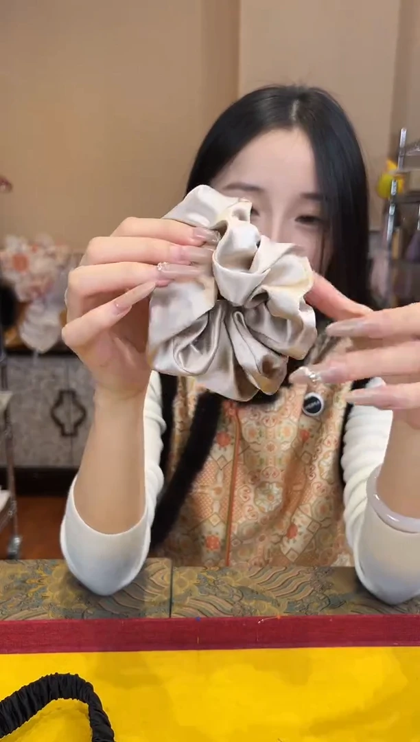 刺绣30姆米重磅桑三四发圈