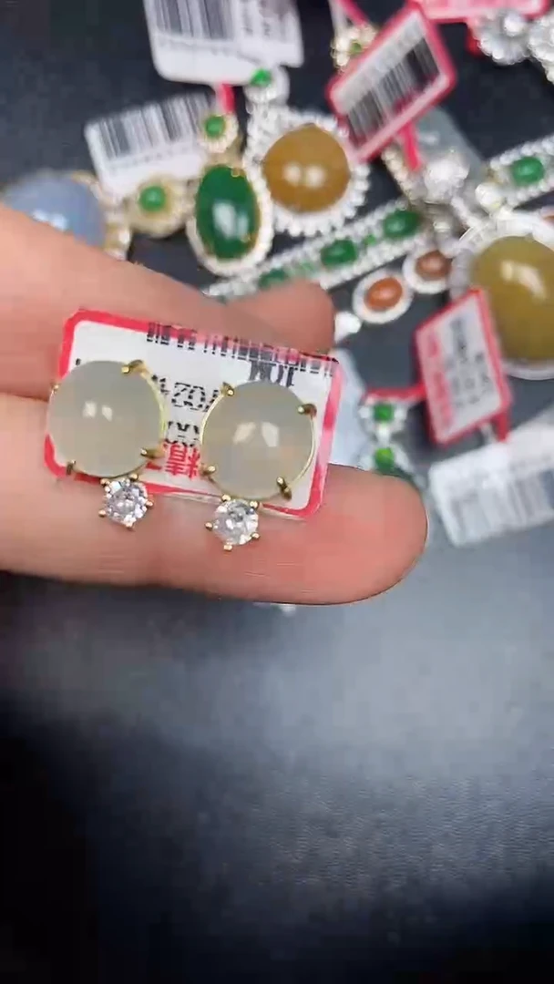 银S925镶嵌戒指翡翠2330